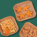 （New）Air Fryer Dipoable Baking Paper Liner Form Tray Kitchen Grill Parchment Paper Air Fryer Acceorie MJD. 