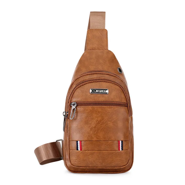 Cross-Border%20Hot%20Selling%20City%20Casual%20Chest%20Bag%20Men's%20Business%20LeisurePUSports%20Backpack%20Simple%20Waterproof%20Zipper%20Shoulder%20Bag%20-%20Image%203