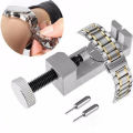 Watch Band Link Remover With 2 Extra Punch Pins, For Watch Strap Adjustment And Watch Repair Watch Band Holder Block Strap Link Remover Adjuster Repair Tool Watchmaker PIN2 Everyone will be able to use.
