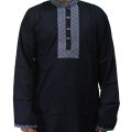 Stylish black Color Men's Embroidery Punjabi - Panjabi For Men. 