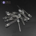 10Pcs-5mm TRANSPARENT LED IR Transmitter LED Sensor 5mm 940nm IR LED Lights Infrared Transmitters LED Sensor Lights 5mm For Electronics TV Camera Remote Control.