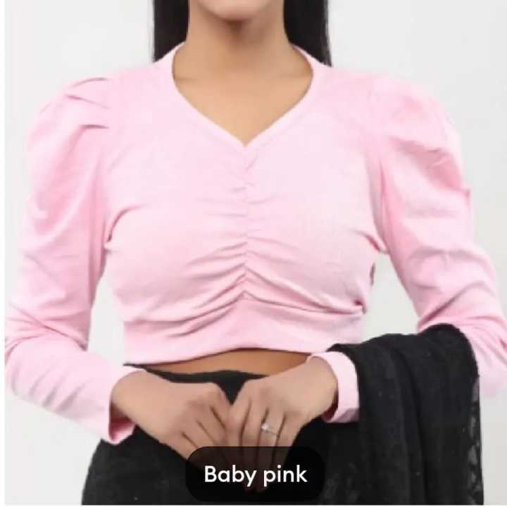 Fashionable Cotton Full hata Crop Tops Blouse for Women