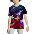2024 Summer Disney Mickey Minnie 3d Print T Shirt Kids Casual T-Shirt Children Casual O-Neck Child Boys Girls T-Shirts. 