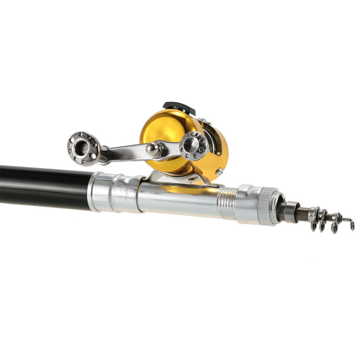 Telebrands%20As%20Seen%20on%20Tv%20MINI%20POCKET%20PEN%20FISHING%20ROD%20POLE%20WITH%20GOLDEN%20BAITCASTING%20REEL%20SET%20-%20Image%208