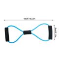 Yoga Resistance Band Fitness Figure 8 Resistance Exercise Tube Band Elastic Band Rally Strap Stretch Band Pull Rope Latex Rubber.