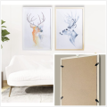 100Pcs Rotating Buttons Photo Frame Hooks Picture Frame Accessories Black with Screws. 