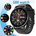 S88 Fitness Tracking Smartwatch 1.39"HD Touch Screen 2PIN Charging Smart Watch Bluetooth Call Heart Rate Sleep Health Monitoring Sports Bracelets.