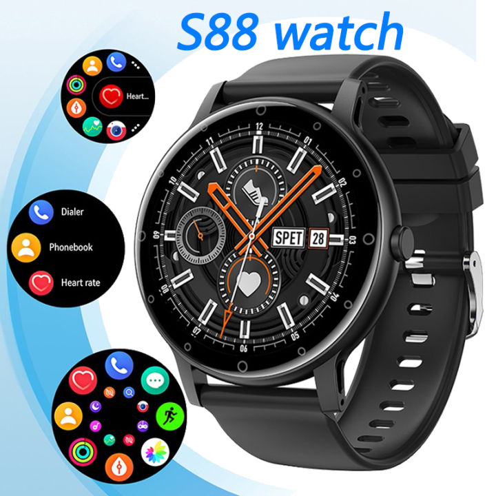 S88%20Fitness%20Tracking%20Smartwatch%201.39"HD%20Touch%20Screen%202PIN%20Charging%20Smart%20Watch%20Bluetooth%20Call%20Heart%20Rate%20Sleep%20Health%20Monitoring%20Sports%20Bracelets%20-%20Image%202