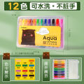 Marley water-soluble crayons, colorful sticks, oil pastels, turning sticks, children's hands, kindergarten, washable coloring pens, painting sticks. 