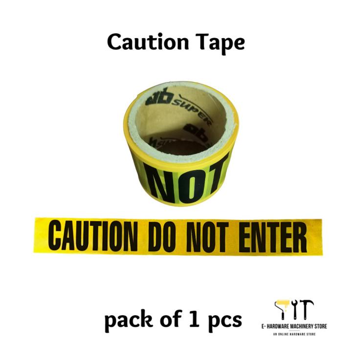 1 PCS Caution Tape For Safety Barrier Construction 25m x 7cm Roll