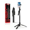 Premium Handheld Stabilizing K28 SELFIE STICK TRIPOD (5 Foot) 360 degrees Rotation with remote.