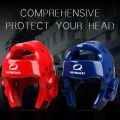 GINGPAI Taekwondo Helmet Sanda Kick Boxing Head Gear Guard Headgear Protector Sparring Karate Muay Thai Tae Kwon Do Protection. 