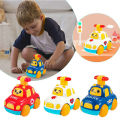 Baby Toy Cars for 1 2 3 Year s Boy Gift Press and Go Cartoon Truck Educational Toys Pull Back Cars Toys for Toddlers 12 18 Month. 