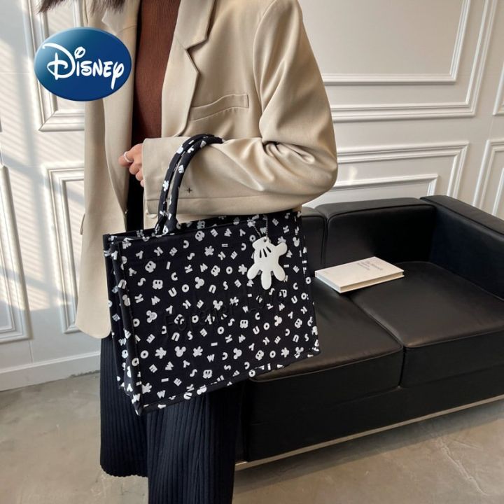 Disney%20Mickey%20New%20Women's%20Handbag%20Luxury%20Brand%20Fashion%20Women's%20Bag%20Cartoon%20Embroidery%20Large%20Capacity%20Travel%20Storage%20Handbag%20-%20Image%202