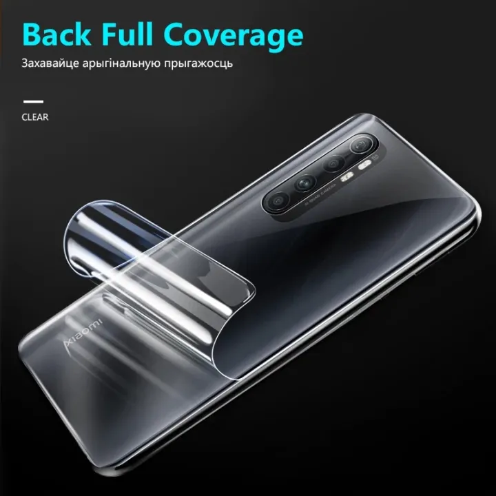 2in1%20Protector%20Combo%20Pack%20for%20Xiaomi%20Redmi%20Note%2010%20Pro%20Max%20(Clear%20Screen%20Protector%20Glass+Back%20Hydrogel%20Protector%20Poly)%20-%20Image%206