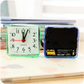 Cute Student Alarm Clock Square Bedside Compact Clock Desktop Decor Clock Sunlight Mall. 