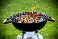 Portable BIg Size Round Head Charcoal BBQ grill Machine.