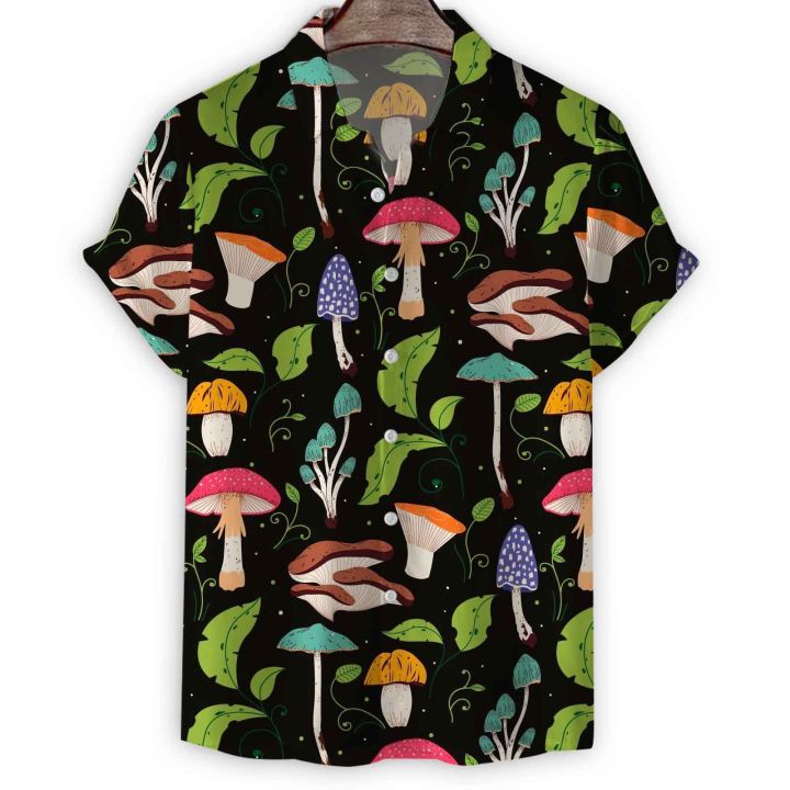 Fashion%20Mushroom%20Hawaiian%20Shirts%20for%20Men%20Women%20Novelty%20Button%20Down%20Short%20Sleeve%20Shirt%203D%20Print%20Holiday%20Summer%20Funny%20Tops%20-%20Image%204