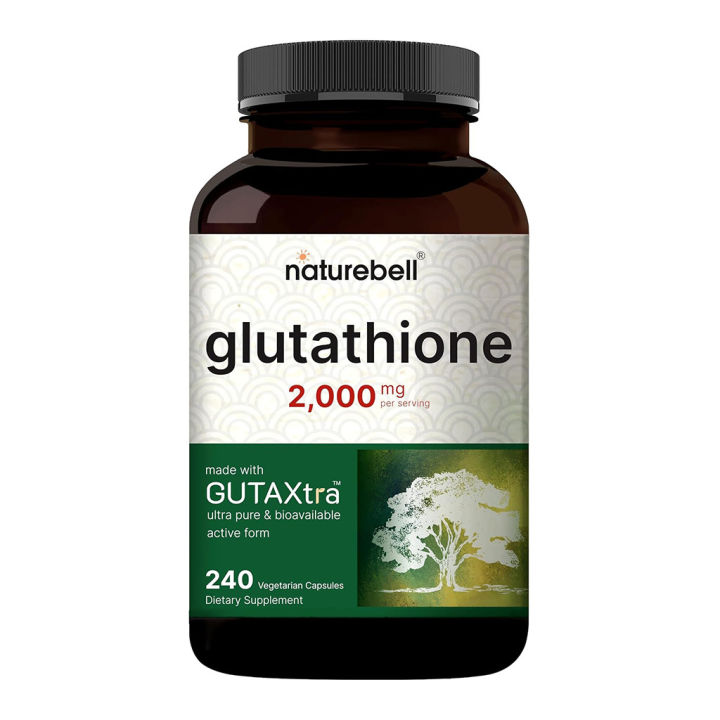 Naturebell Glutathione 2000mg  Dietary Supplement 240 Capsules