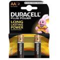 Duracell plus AAA Extra life 2 pcs Alkaline bettary. 