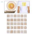 30Pcs Painting Template Stencils Set Art Craft Stencil Embossing Painting Stencil Drawing Templates for Painting on Wood Fabric Art Supplies.