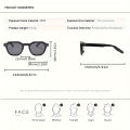 New Retro Polarized TR90 Frame Men's Sunglasses Fashion Polygon Women Sunglasses Male Outddor High Quality Travel UV400 Eyewear. 