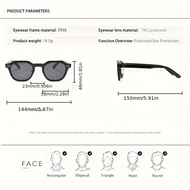 New%20Retro%20Polarized%20TR90%20Frame%20Men's%20Sunglasses%20Fashion%20Polygon%20Women%20Sunglasses%20Male%20Outddor%20High%20Quality%20Travel%20UV400%20Eyewear%20-%20Image%206