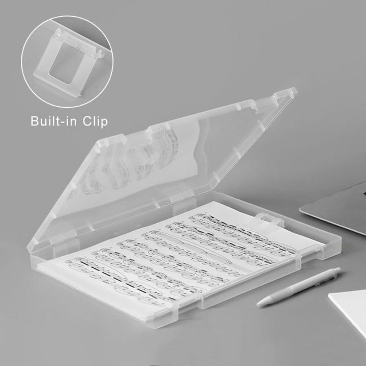 Storage%20Document%20case%20Reliable%20A4/A5%20Thickened%20Plastic%20storage%20box%20%20Data%20Document%20box%20for%20Office%20School%20Home%20Professionals%20Archiving%20-%20Image%204