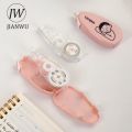 JIANWU 5mm*8m KOKUYO Cute Base Paper Correction Tape Portable Student Roller Strong Correction Adhesive Tapes Kawaii Stationery. 