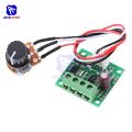 【Alizeker Mall】High Precision 1.8V 3V 5V 6V 9V 12V PWM DC Motor Speed Controller Fuse 2A Over Current Protection with Knob Potentiometer Switch. 