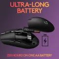 Logitech G304 Lightspeed Wireless Gaming Mouse, Hero Sensor, 12,000 DPI, Lightweight, 6 Programmable Buttons, 250h Battery Life, On-Board Memory, Compatible with PC/Mac - Black. 