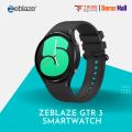 Zeblaze GTR 3 Smartwatch Bluetooth Voice Calling Watch 1.32'' IPS Screen Blood Oxygen Monitor - Black. 