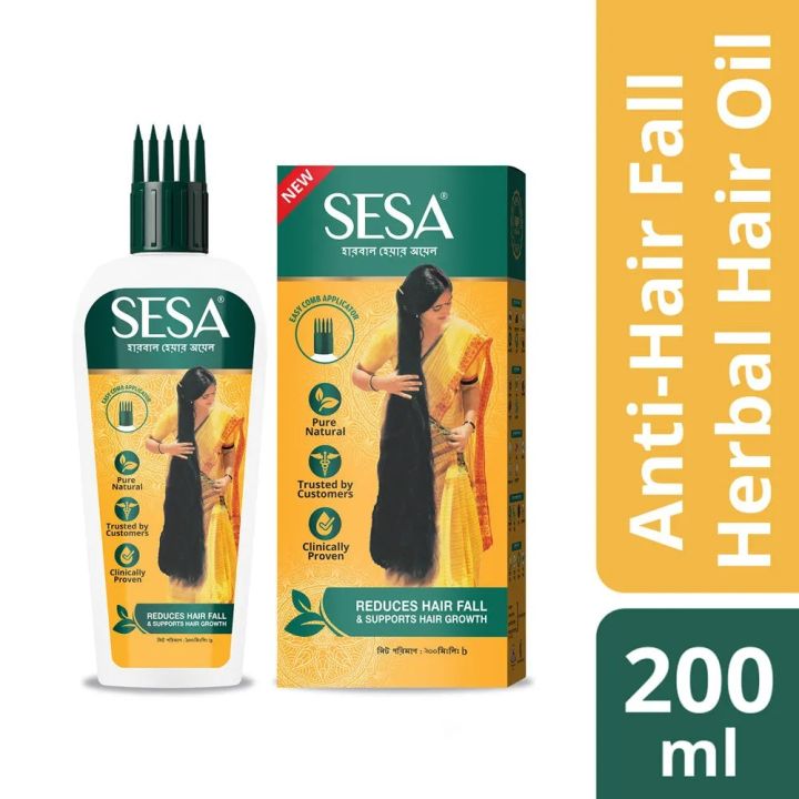 Sesa Ayurvedic Ruduces Hair Fall & Supports Hair Growth Oil -200ml