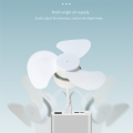 USB Fan DC5V Ceiling Fan 360 Degree Adjustment Low Noise Electric Fan Indoor Cooling Fan for Notebook. 