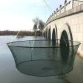 Foldable Drop Net Fishing Landing Prawn Bait Crab Shrimp Pier Harbour Pond Mesh for Vertical Shore Use. 
