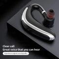 【FUPANG】Wireless Bluetooth business headphone handsfree earhook earbuds standby noise cancellation stereo headset waterproof sport earphone microphone for Android smartphone. 
