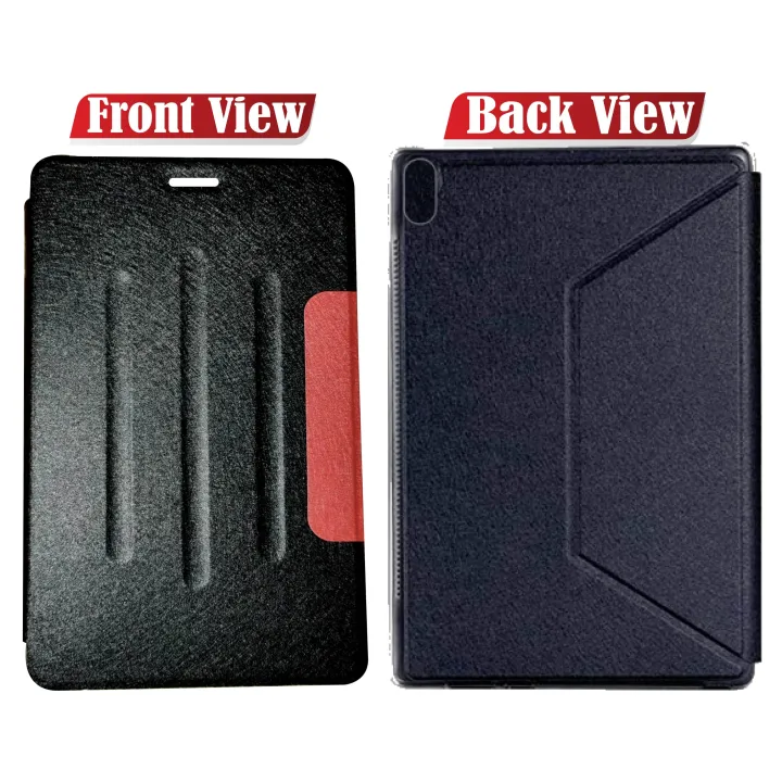 Samsung%20Galaxy%20Tab%20A8.0%202019%20T295%20-%20(8%20inch)%20Luxury%20Horizontal%20Flip%20Book%20Cover%20(Black)%20+%20Tempered%20Glass%20Protector%20(2%20in1%20Combo)%20-%20Image%202