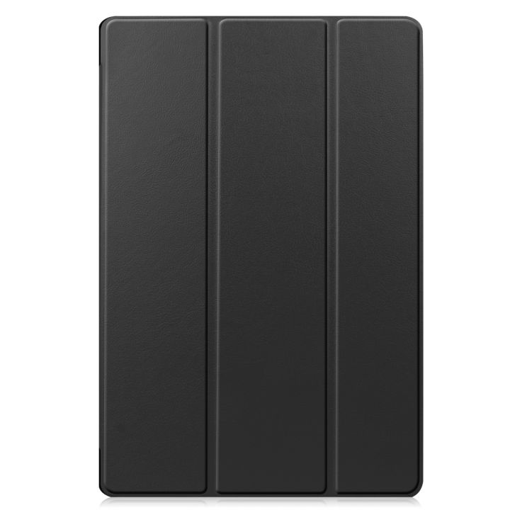 Custer%20Pure%20Color%203-Fold%20Holder%20Leather%20Case%20For%20Samsung%20Galaxy%20Tab%20S9%20FE+%20-%20Image%202