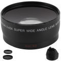 0.45X Camera Wide Angle and Macro Lens Additional Lens for Camera Lens with Filter Diameter of 55mm/2.2in. 