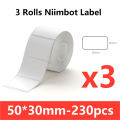 【Latest Style】 Niimbot B1 Mini Portable Thermal Printer More Color Self-Adhesive Sticker Label Maker Pocket Printer Labeling Machine.