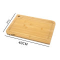 Cheese Platter Serving Tray Large Bamboo Cutting Board for Kitchen Double-sided Chopping Board for Meat Vegetables Fruits Multi-functional Charcuterie Board Cheese Platter Favorite Bamboo for Kitchen. 
