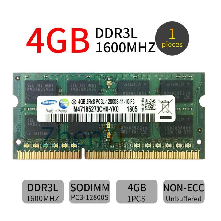 Samsung 4gb 2rx8 Pc3 SAMSUNG KOREAN DDR3L 1600MHz/12800S PC3L