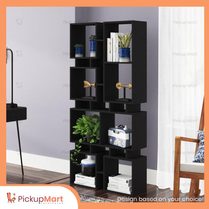 Shoepiece Rack Laminated Board Book Shelf Showpiece Rack Living Room furniture BS - 10 ...