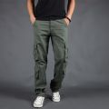 New Men Cargo Pants Mens Loose  Tactical Pants Multi-pocket Trousers Pantalon Homme Big Size 42 Male  Overalls. 