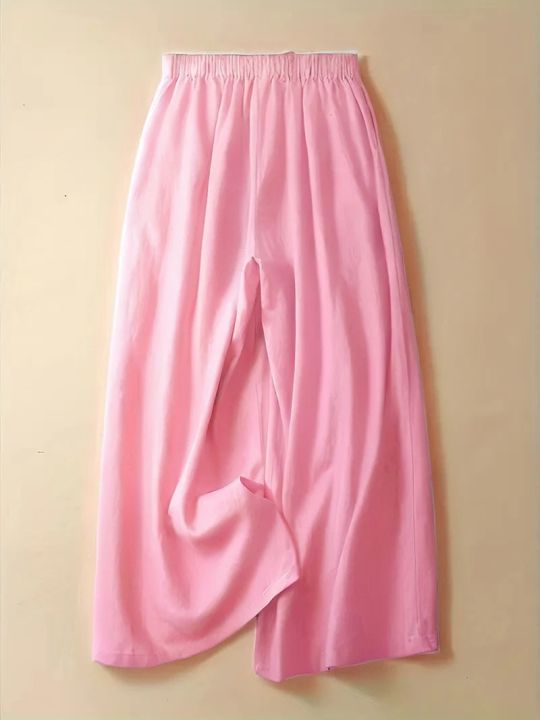 High%20Waist%20Plus%20Size%20Cotton%20Flare%20Pants%20-%20Every%20Woman's%20Favorite%20-%20Image%205