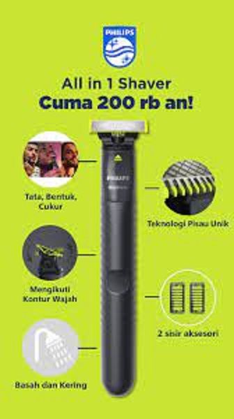 Philips%20OneBlade%20Face%20FQ1424/10%20Trimmer%20Electric%20Beard%20Razor%20for%20Men%20Rechargeable%20Precision%20Trimmer%20for%20Smooth%20Skin%20Comfort%20Trimmer%20-%20Image%204
