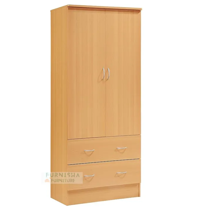 Modern%202%20Door%20Almirah%20With%20%20Cloth%202%20Storage%20Drawer%20&%20Hanger%20Storage%20Cabinet%20and%20Cloth%20storage%20Shelf%20for%20your%20Sweet%20Home%20or%20Office%20Use%2072x24"%20-%20Image%204