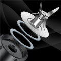Replacement Parts for Oster Osterizer Blender, 4 Point Fusion Blades Assembly with 4 Piece Rubber Seal Gasket 4961. 