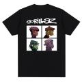 Music Band Gorillazs Punk Rock Print T Shirt 90s Casual Fashion Short Sleeve Plus Size T Shirt Unisex.