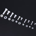150pcs M2 M2.5 M3 M5 Screws Bolts Nuts Was rs Assortment Kit in Box.
